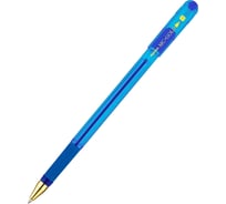 Шариковая ручка Munhwa MC Gold синяя, 1.0 мм, грип, штрих-код BMC10-02