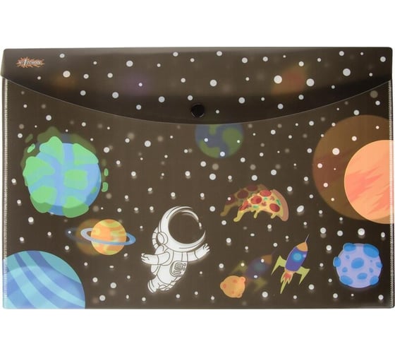 Папка-конверт на кнопке №1 School Space time А4, 2 штуки 1725971