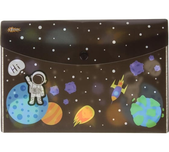 Папка-конверт на кнопке №1 School Space time А5, 2 штуки 1725972