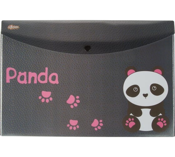 Папка-конверт на кнопке №1 School Panda А4, 2 штуки 1725965