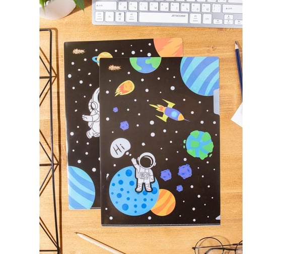 Папка уголок №1 School Space time А4, 2 штуки 1725973