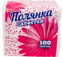 Салфетка COMFY Полянка белая 22x22 100 л. 1-3856