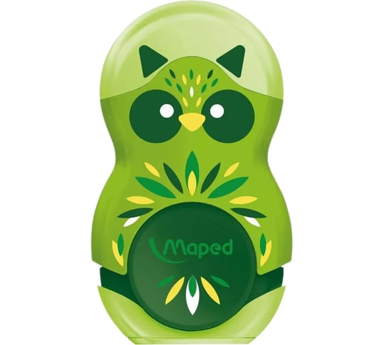 Точилка с ластиком Maped Loopy Mini Cute, с контейнером, корпус ассорти 049113 271918