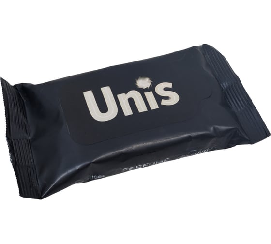Антибактериальные салфетки Unis Perfume Black 15 шт. 4657778190103 1