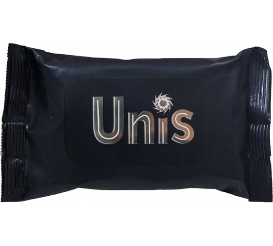 Антибактериальные салфетки Unis Perfume Black 15 шт. 4657778190103