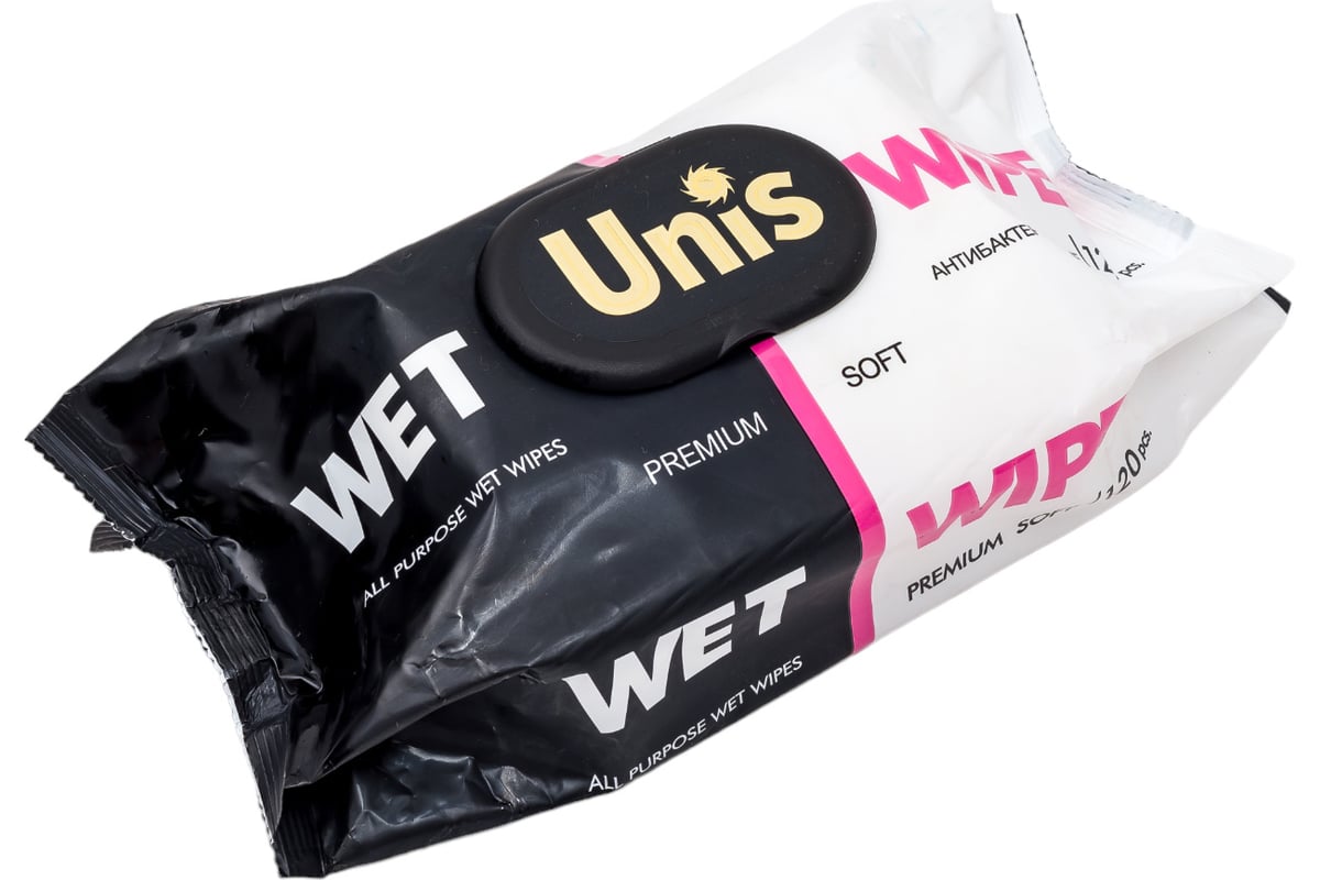 Универсальные салфетки Unis 120 шт., с клапаном 4657778190233 ...