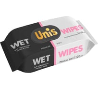 Универсальные салфетки Unis 120 шт., с клапаном 4657778190233