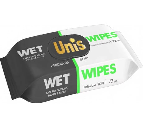 Универсальные салфетки Unis 72 шт., клапан 4657778190219