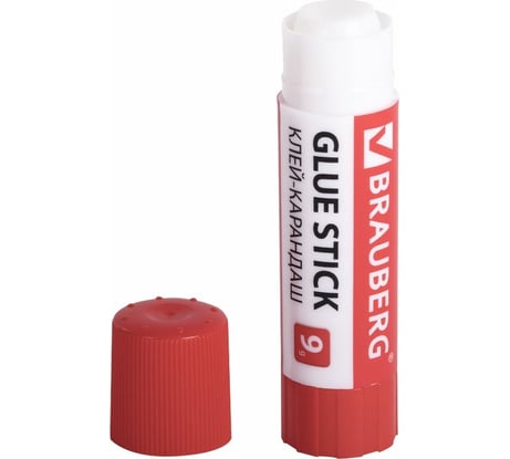 Клей-карандаш BRAUBERG Выгодная Упаковка 9 г, 3 шт. на блистере 271305