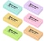 Ластики BRAUBERG Pastel Soft Набор 6 шт., размер ластика 45x25x10 мм, экологичный ПВХ 271340 4