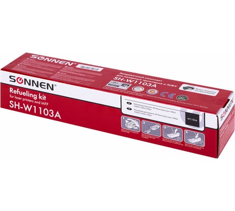 Заправочный комплект SONNEN SH-W1103A для Hp Neverstop Laser 1000A/1000W/1200A/1200W, ресурс 2500 стр. 364091