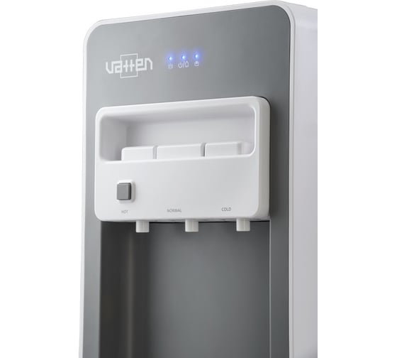 Кулер VATTEN LD53JK выносная бутыль, настольный, серый УТ-00001032