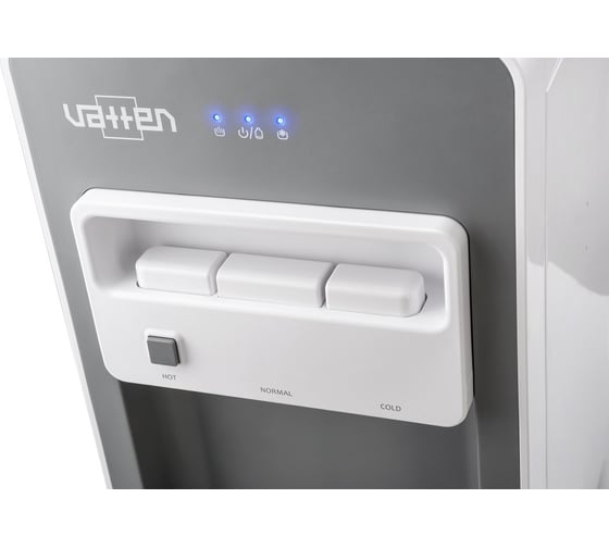 Кулер VATTEN LD53JK выносная бутыль, настольный, серый УТ-00001032