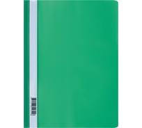 Папка-скоросшиватель Стамм пластик, а4, 160 мкм, зеленая с прозр. верхом ММ-32252