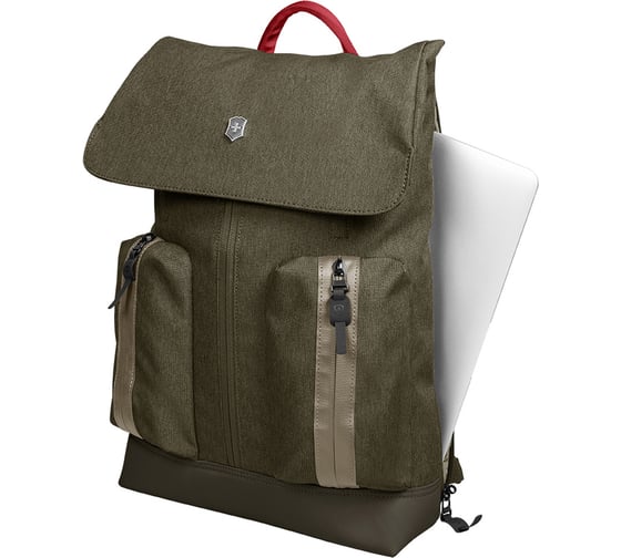 Рюкзак Victorinox Altmont Classic Flapover Laptop 15'' зелёный, 30x12x44 см, 18 л 602146