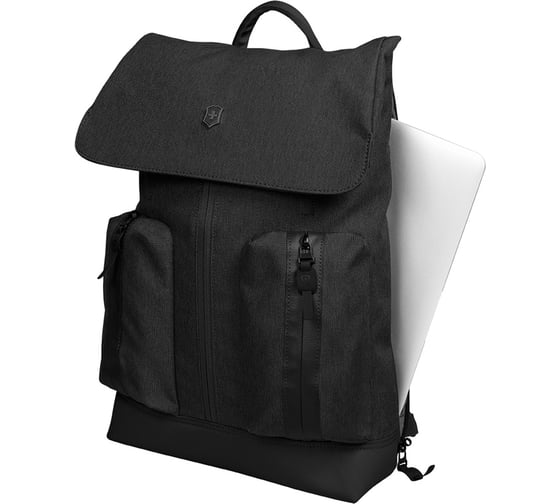 Рюкзак Victorinox Altmont Classic Flapover Laptop 15'' чёрный, 30x12x44 см, 18 л 602642