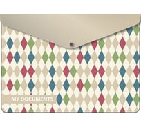 Папка для документов Феникс + 170x140 мм, 1 отделение, плотность пластика 0.18 мм, полноцветный дизайн 41700