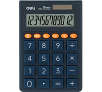Карманный калькулятор DELI EM130BLUE синий, 12-разрядный 1901483