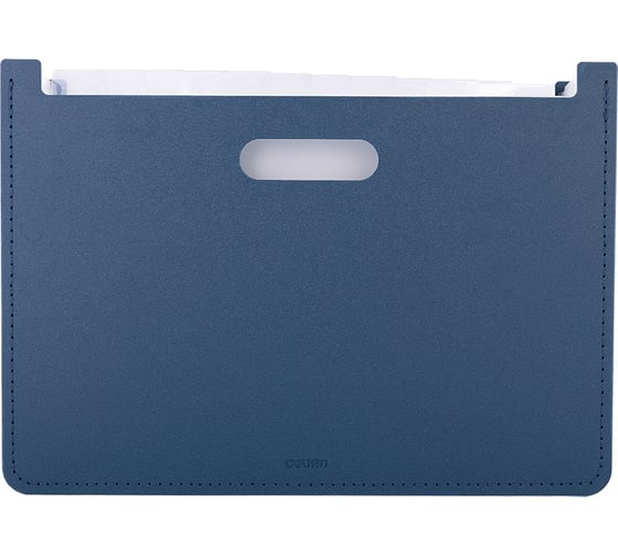 Вертикальный лоток DELI 63951DK-BLUE для бумаг A4, темно-синий, полипропилен 1366301