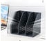 Вертикальный лоток DELI 79003Black 3 отделения, складной, A5, 200x150x180 мм, черный, пластик 1549488 8