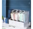Вертикальный лоток DELI 79006Blue 4 отделения, складной, A4, 335x250x260 мм, синий, пластик 1549603 3