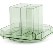 Настольный органайзер DELI 8942GREEN 140x140x98 мм, зеленый, пластик 1835479
