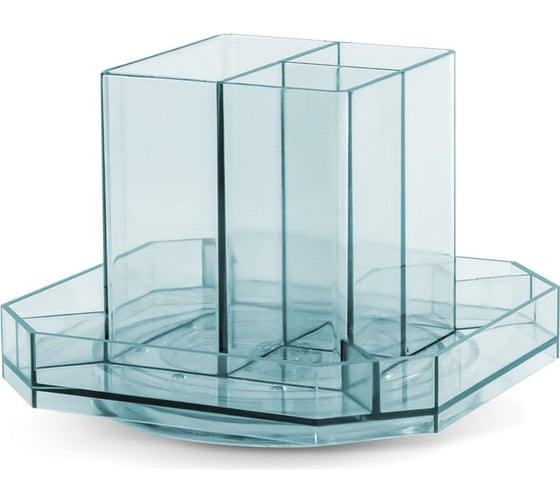 Настольный органайзер DELI 8942BLUE 140x140x98 мм, синий, пластик 1835481