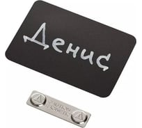 Меловой бейдж Attache 85x55 мм, на магнитах, 5 штук 1698186