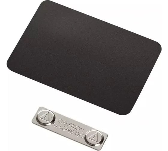 Меловой бейдж Attache 85x55 мм, на магнитах, 5 штук 1698186
