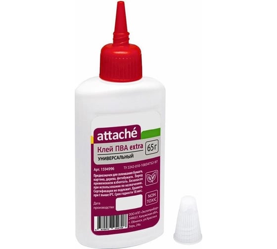 Клей ПВА Attache extra 65 г 1594996