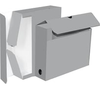 Архивный короб Attache 75 мм, А4, серый, кашированный картон 1737200