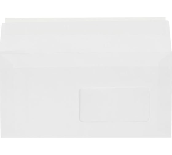 Конверт Attache Economy Е65, стрип, прозрачное окно, 110x220, 1000 штук 1673896