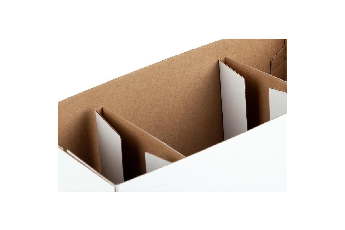 Бокс для подвесных папок Attache А4, с крышкой, 375x160x255, белый ...