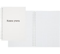 Книга учета Attache а5, 96 л, клетка, офсет, картон мелованный, спираль 1805250