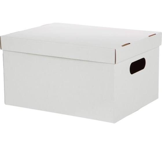 Архивный короб для хранения Attache 340x250x180, белый, усиленное дно, 3 шт в упаковке ккд-2 1761617