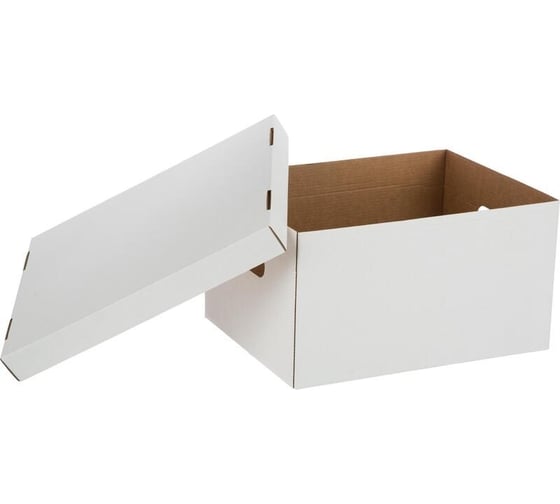 Архивный короб для хранения Attache 340x250x180, белый, усиленное дно, 3 шт в упаковке ккд-2 1761617