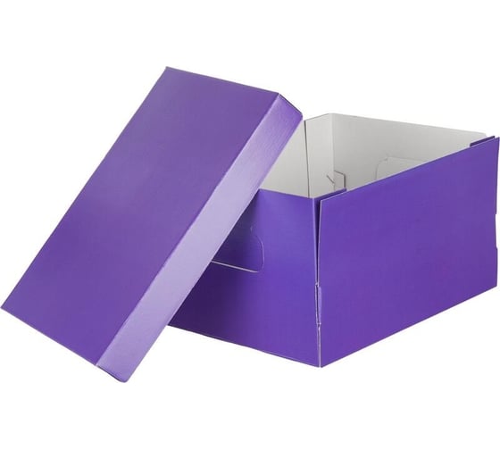Универсальный архивный короб для хранения Attache 335x245x185, сиреневый, кашированный картон 1737196