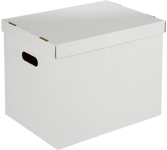 Архивный короб для хранения Attache 390x320x290, белый, усиленное дно, 3 шт в упаковке ккд-1 1761616