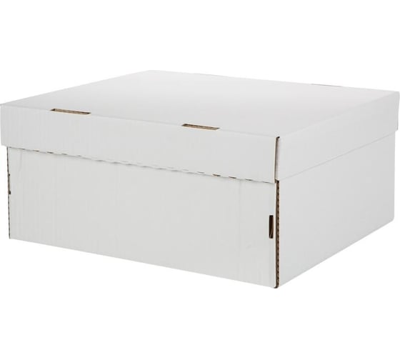 Архивный короб для хранения Attache 360x310x160, белый, двойные стенки, 3 шт в упаковке ас-15 1761618