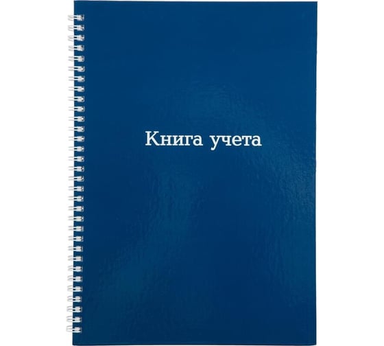Книга учета Attache а4, 96 л, клетка, офсет, 7бц, спираль 1805248
