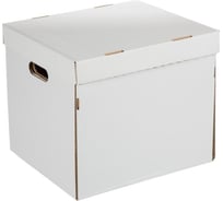 Архивный короб для хранения Attache 360x310x310, белый, двойные стенки, 3 штуки в упаковке ас-30 1761619