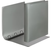 Папка на 4х кольцах Attache Metallics А4, 800 мкм, 40 мм, D кольца 25 мм, серый 1688138