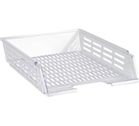 Лоток для бумаг Стамм горизонтальный xxl, прозрачный ЛТГ-30573