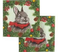 Салфетки Дон Баллон символ года, 33x33 см, 20 шт. 57426