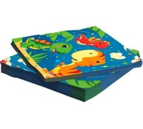 Салфетки Дон Баллон динозаврики, 33x33 см, 20 шт. 6014949