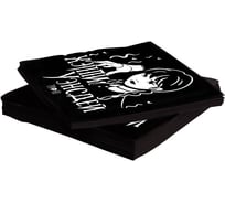 Салфетки Дон Баллон мрачная стори, черный, 33x33 см, 20 шт. 6015053