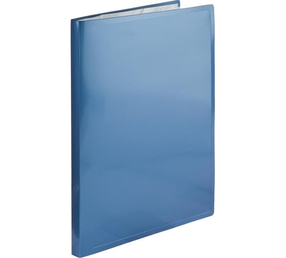 файловая папка Attache Metallics 40 файлов, А4, 800 мкм, этикетка, синий 1688147