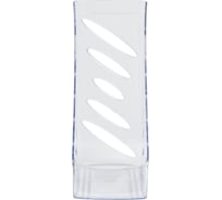 Лоток для бумаг Стамм вертикальный тропик, прозрачный, ширина 110мм ЛТВ-31109