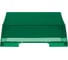 Лоток для бумаг Стамм горизонтальный фаворит, тонированный зеленый ЛТГ-30564 3