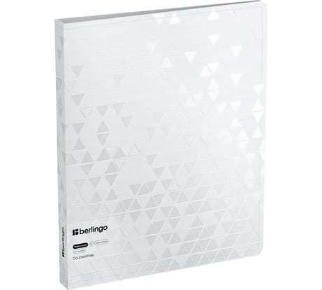 Папка Berlingo с 40 вкладышами doublewhite, 24мм, 1000мкм, белая, с внутр. карманом DB4_40397